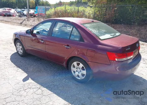 2008 Hyundai Sonata Gls z USA, uszkodzony, nr VIN 5NPET46CX8H343841
